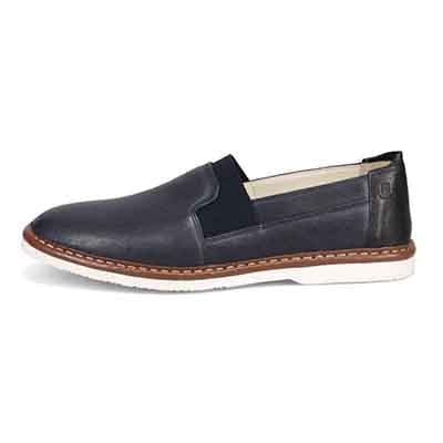 ランバンオンブルー LANVIN en Bleu 「Recovery Shiatsu Insole」搭載で指圧効果により血行をよくする。LANVIN en Bleu　ローファースリップオンシューズ  LB1015XR NAVY 25.0