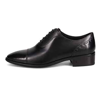ランバンコレクション LANVIN COLLECTION 「Recovery Shiatsu Insole」搭載で指圧効果により血行をよくする。 軽量設計　内羽根ストレートチップドレスシューズ　LV1019XR BLACK 25.0