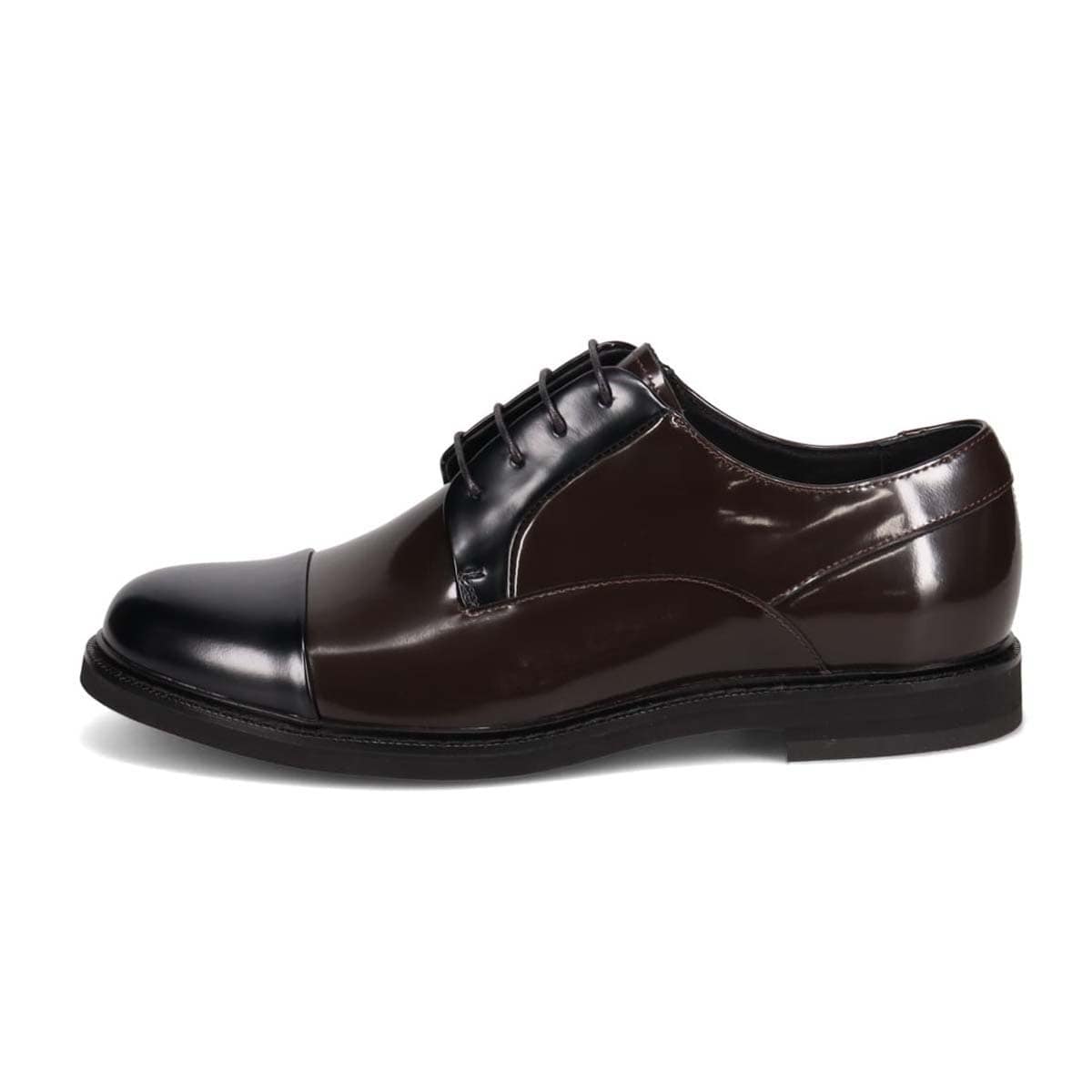 ランバンコレクション LANVIN COLLECTION 「リカバリーインソール」搭載で指圧効果により血行を115％促進。内羽根ストレートチップドレスシューズ　LV2981XR BLACK/D-BROWN 25