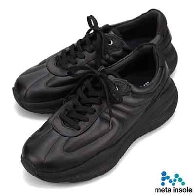 マドラス madras 特許 Recovery meta insole搭載シューズ　ボリュームソール カジュアルスニーカー　M5235MT BLACK 25.0