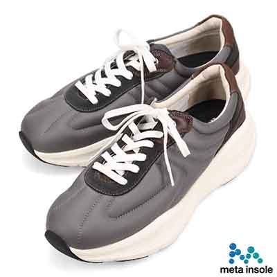 マドラス madras 特許 Recovery meta insole搭載シューズ　ボリュームソール カジュアルスニーカー　M5235MT GRAY 25.0