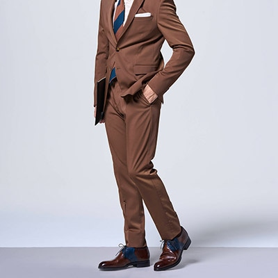 マドラス madras 特許 リカバリーメタインソール搭載  プレーントゥビジネスシューズ  M523MT D-BROWN/NAVY 25.0