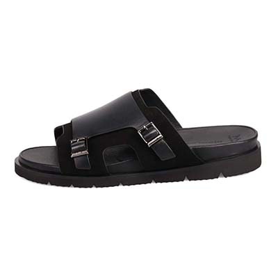 マドラス madras 特許 リカバリーメタインソール搭載シューズ  レザーサンダル  M532MT BLACK-SILKY M（25.0～25.5ｃｍ）