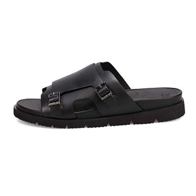 マドラス madras 特許 リカバリーメタインソール搭載シューズ  レザーサンダル  M532MT BLACK M（25.0～25.5ｃｍ）