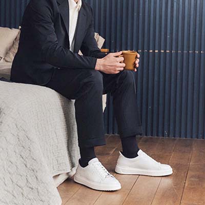 マドラス madras 特許 リカバリーメタインソール搭載シューズ  カジュアルレザースニーカー　M594MT WHITE 25.0