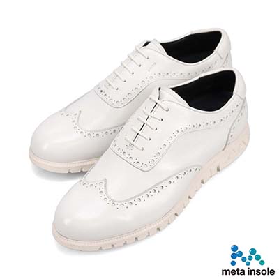 【ゴルフVer】マドラス madras 特許 リカバリーメタインソール搭載シューズ  4ｃｍ4時間防水 カジュアルレザーシューズ 　M8853MT NAVY/GRAY 25.0