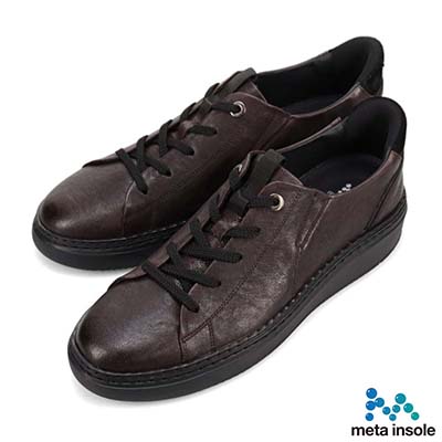 マドラス madras 特許 リカバリーメタインソール搭載シューズ  クイックフィット カジュアルレザースニーカー　M8884MT D-GRAY 25.0