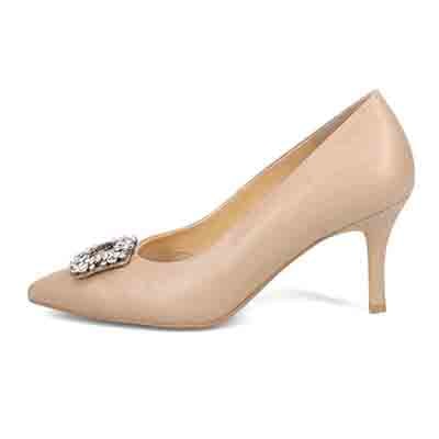 マドラス madras 特許 リカバリーメタインソール搭載 7.0cm  ポインテッドトゥパンプス MAL9105SMT BEIGE 23.0