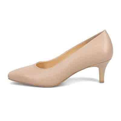 マドラス madras 特許 リカバリーメタインソール搭載 5.5ｃｍ ソフトなスクエアトゥパンプス MAL9106MT BEIGE 23.0