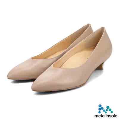 マドラス madras 特許 リカバリーメタインソール搭載  フォーマル 3.5cm  ローヒールパンプス MAL9107MT BEIGE 23.0