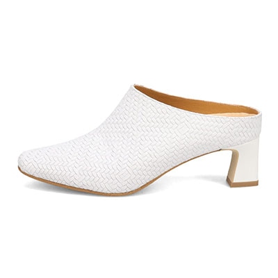 マドラス madras 特許 リカバリーメタインソール搭載　イタリアンレザーを贅沢に使った美しいミュール　MAL9119MT WHITE-EB 23.0