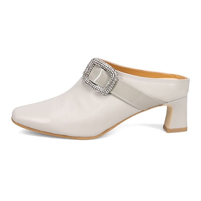 マドラス madras 特許 リカバリーメタインソール搭載　高級感のあるビジュー飾りをあしらった　ミュール　MAL9119MT L-GRAY 23.0