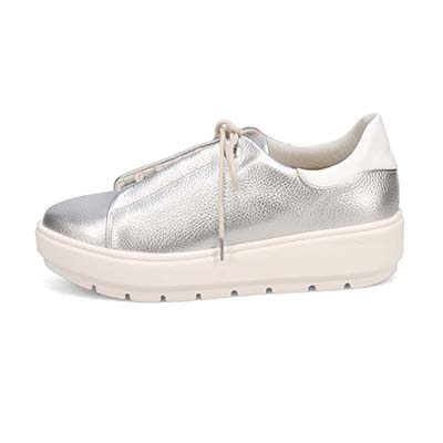 マドラス madras 特許 リカバリーメタインソール搭載  スッキリシンプル厚底スニーカー　MAL9144MT SILVER 23.0