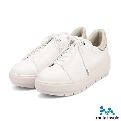 マドラス madras 特許 リカバリーメタインソール搭載  スッキリシンプル厚底スニーカー　MAL9144MT WHITE 23.0