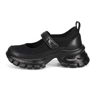 マドラス madras 特許 metaインソール搭載　進化系厚底メリージェーンスニーカー　MAL9157MT BLACK 36（23.0ｃｍ相当）