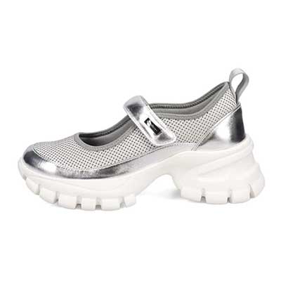 マドラス madras 特許 metaインソール搭載　進化系厚底メリージェーンスニーカー　MAL9157MT L-GRAY 36（23.0ｃｍ相当）