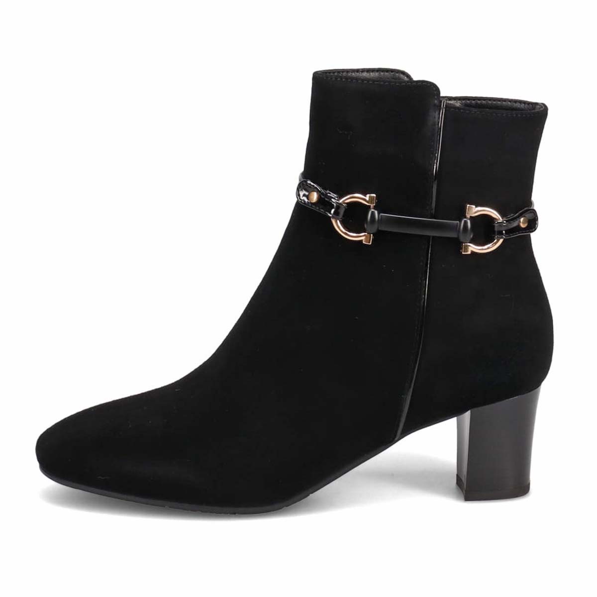 【撥水仕様】【防滑】ミッシー デ ミッシー missy des missy キレイ目シルエット 柔らか素材 ショートブーツ   MMD2304 D-GRAY-SILKY 23.0