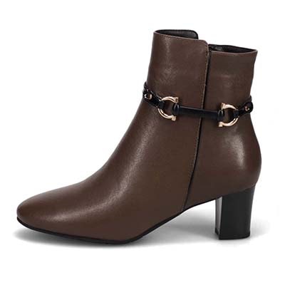 【撥水仕様】【防滑】ミッシー デ ミッシー missy des missy キレイ目シルエット 柔らか素材 ショートブーツ   MMD2304 D-GRAY-SILKY 23.0