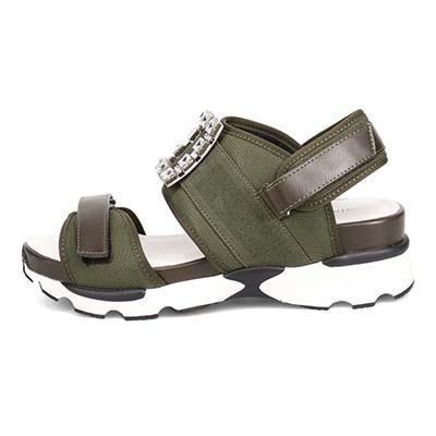 ミッシーデミッシー missy des missy スポーツサンダル  MMD2500 KHAKI M　(23.0～23.5)