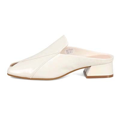 ミッシーデミッシー missy des missy シワ加工　甲深ミュールサンダル　MMD2701 OFF-WHITE 23.0