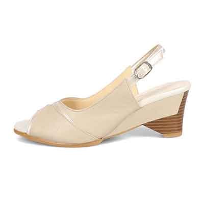 ミッシー デ ミッシー missy des missy Vカット・ウエッジサンダル  MMD3638 WHITE/C 23.0