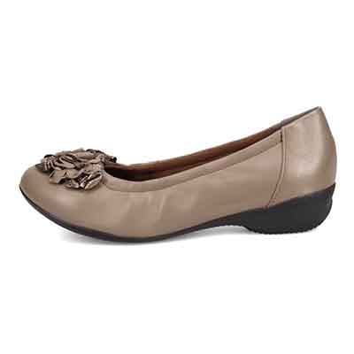 ミッシー デ ミッシー missy des missy 本格的なボロネ‐ゼ製法 足入れの良いラウンドトウ・バレエシューズ MMD7501 OAK 23.0