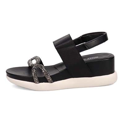 ミッシーデミッシー missy des missy ウェッジヒールサンダル　MMD8001 BLACK M　(23.0～23.5)