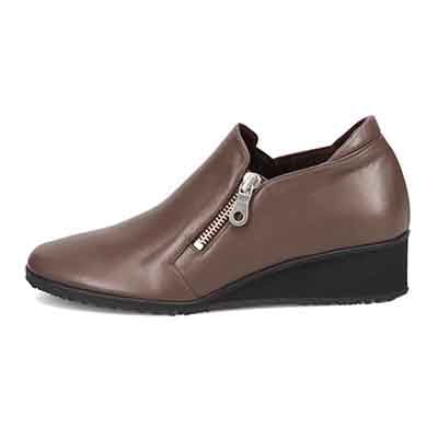 【防滑ソールタイプ】ミッシー デ ミッシー missy des missy シンプルですっきりとしたフォルム ウェッジヒールカジュアルシューズ MMD9680H GRAY-M 23.0