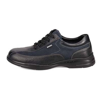 【GORE-TEX】マドラスウォーク madrasWalk　全天候快適　レースアップタウンカジュアルシューズ　MW7400 BLACK/NAVY 25.0