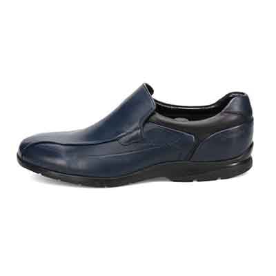 【GORE-TEX】マドラスウォーク madras Walk 「Recovery Shiatsu Insole」搭載で指圧効果により血行をよくする。　全天候快適なゴアテックススリッポン・カジュアルシューズ　MW7702R NAVY/BLACK 25.0