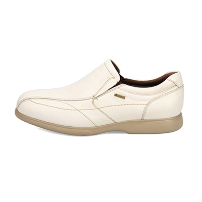 【GORE-TEX 】 マドラスウォーク madras Walk 雨に強く蒸れにくい スリッポン・ウォーキングスニーカー MW8401 IVORY 25.0