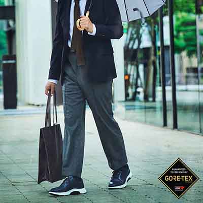 【 GORE-TEX 】マドラスウォーク madrasWalk 全天候サラッと快適　GORE-TEX サラウンドテクノロジーを搭載したレザースニーカー　MW9500S D-BROWN 25.0