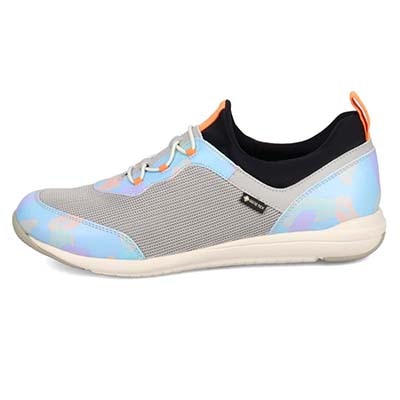 【GORE-TEX】 通勤快適 マドラスウォーク madras Walk  トラベルウォーキングにもお勧め！ 疲れない快適軽量マルチプリントスニーカー MWL1004B WHITE-PR 23.0