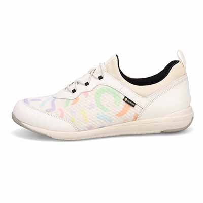 【GORE-TEX】 通勤快適 マドラスウォーク madras Walk  トラベルウォーキングにもお勧め！ 疲れない快適軽量マルチプリントスニーカー MWL1004B WHITE-MULTI 23.0
