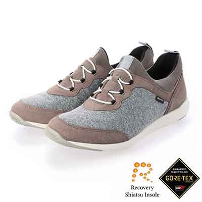 【GORE-TEX】マドラスウォーク madras Walk 「Recovery Shiatsu Insole」搭載で指圧効果により血行をよくする。 通勤快適  トラベルウォーキングにもお勧め！ 疲れない快適軽量 ゴアテックススニーカー  MWL1004SR GRAY 23.0