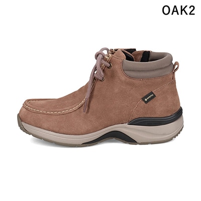 【GORE-TEX】 マドラスウォーク madras Walk  モカタイプのレザーショートブーツ MWL1012 OAK2 23.0