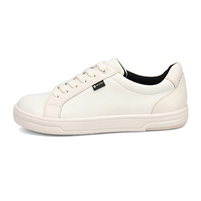 【GORE-TEX】マドラスウォーク madras Walk  足馴染みの良い革にグレードアップ 旅行に最適 コートレザースニーカー  MWL1022 WHITE 23.0