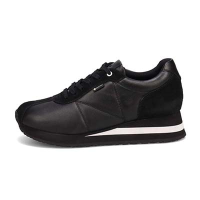 【GORE-TEX】マドラスウォーク madras Walk 「Recovery Shiatsu Insole」搭載で指圧効果により血行をよくする。防水・透湿機能 ナイロンスニーカー　MWL1030AR BLACK 23.0