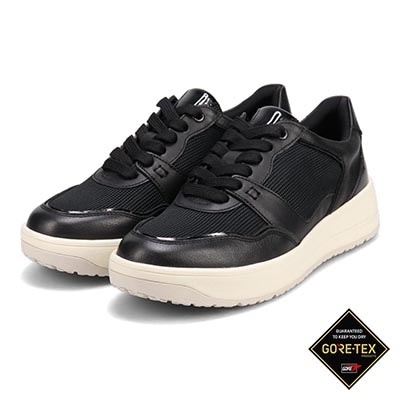 【GORE-TEX】マドラスウォーク madras Walk  防水・透湿機能 コートスニーカー　MWL1032 BLACK 23.0