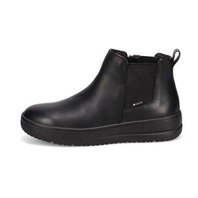 【GORE-TEX】マドラスウォーク madras Walk 「Recovery Shiatsu Insole」搭載　指圧効果により血行をよくする。 防滑×防水　サイドゴアショートブーツ　MWL1038R BLACK 23.0