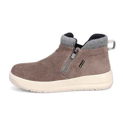 【GORE-TEX】マドラスウォーク madras Walk 「Recovery Shiatsu Insole」搭載　指圧効果により血行をよくする。防滑　外ジッパーリブ付きカジュアルブーツ MWL1046R GRAY-SILKY 23.0