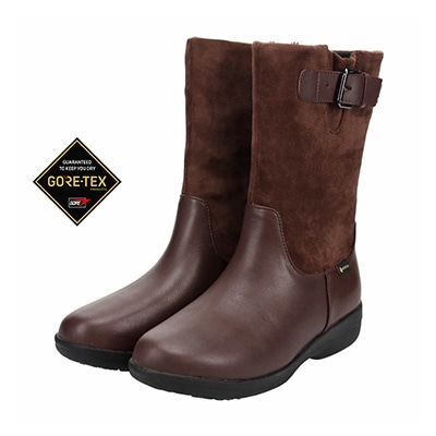【大きいサイズ】 GORE-TEXマドラスウォーク madras Walk ミドル丈でより暖かく　軽くて履きやすい ミドルブーツ MWLQ2207 D-BROWN 25.5