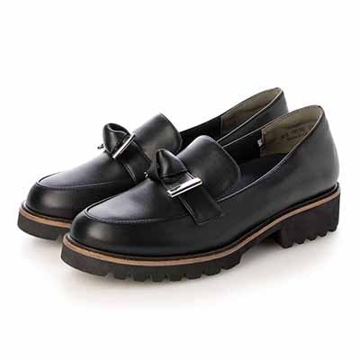 テーン tehen 高みえきれいめローファー　TN1792 BLACK 23.0