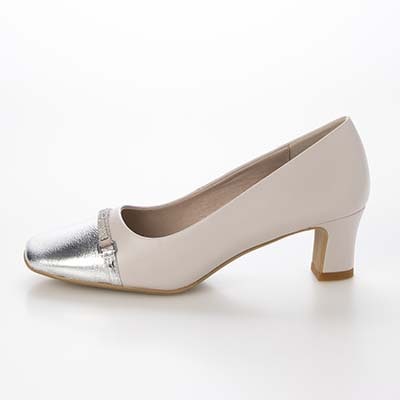 テーン tehen 品格と華やかさを纏う、5.5cm大人のスクエアトゥパンプス　TN1870 BLACK 23.0