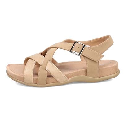 テーン tehen 夏の定番フットベッドフラットサンダル　TN5011 BEIGE M　(23.0～23.5)