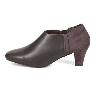 テーン tehen すっきりキレイ目サイドゴアブーティ　TN5508 GRAY 23.0