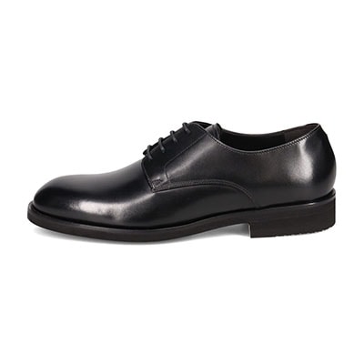 ヴィア カミーノ via cammino 外羽根プレーントウ ビジネスシューズ  VC7002 BLACK 25.0