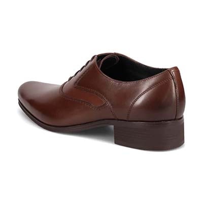 KATHARINE HAMNETT LONDON　内羽根プレーントゥドレスシューズ　03955 D-BROWN 25.0