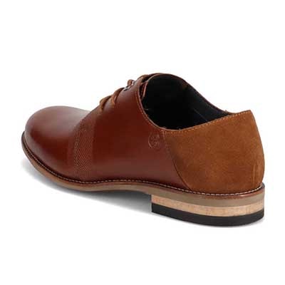 ランバンオンブルー LANVIN en Bleu レースアップ カジュアルシューズ  086514 BROWN 25.0