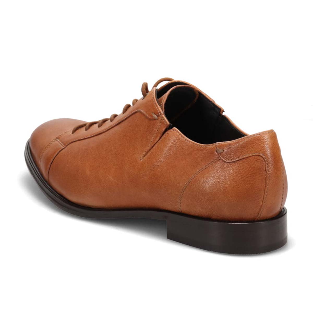 キャサリンハムネットロンドン KATHARINE HAMNETT LONDON  レースアップレザースニーカー　34023 CAMEL 25.0